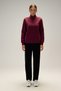 Half Zipper Women's Sweatshirt 6Wf1027-Brd - 4