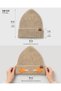 Unisex Alpaca Wool Folded Plain Beret - 3