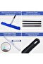 Water Squeegee for Cleaning, Multifunction Squeegee Sweeper Quick Drying Water and Dust Remover Silicone Scraper Broom for Floor, Glass Wiper Squeegee - 2