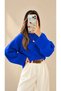 Soft Women's Soft Textured Oversize Knitwear Sweater - 2