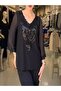 Embroidered Collar Chiffon Sleeved Blouse - 7