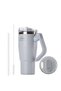 TempGuard Vacuum Insulated Travel Mug – 180° Rotating Handle Tumbler, 24H Cold & 12H Hot, 950ml – Antique Lilac
