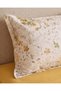 Yellow Floral Printed 3 Piece Comforter Set (Twin Size) - 6
