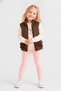 Baby Girl Macaron Tights 1-4 Years Coral