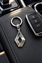 High Quality with Logo Luxury Chrome Plated Renault Auto Keychain Stylish Gift Car Accessory - 2
