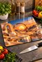 Glass Cutting Board Modern 3D Abstract Art Themed - Glass Cutting Table |   30cm X 40cm