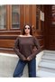Women's Sequin Detailed Off-Shoulder New Season Knitwear Sweater - 3