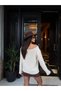 Women's Sequin Detailed Off-Shoulder New Season Knitwear Sweater - 3