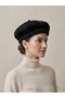 Soft Textured French Beret Winter Beret Women's Plush Painter Trend Style Hat - 4