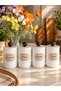 4-Pack 900ml Acrylic (Plastic) Vacuum Jar with Wooden Handle for Turkish Coffee -Nescoffe- Granulated Coffee -Ground Coffee Jar White Storage Container