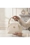 Pera Luna Saffiano Textured Leather Look Strap Hand and Shoulder Bag