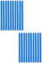 Örf-Bt-25Bl-10X Blue Rhythm Stick Örf Tools Set 25 cm Carbon Fiber Wholesale Package (10 Pairs Single Color) - 2
