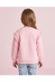 Girls Pink Frilled Sweatshirt - 4