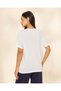 Women White Printed T-Shirt - 3