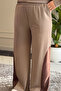 6686 - Stylish, Comfortable, Loose-Fitting Viscose Soft Modal Fabric Zipper Detailed Peach Fabric Garnished Women's Suit - 7