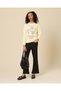 Senior Girls Yellow Floral Graphic Sweatshirt - 2