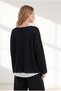 Women's Black Boho Necklace 2-Piece Loose Fit Blouse Blz-19003385 - 5