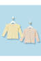 Infant Girls Yellow, Lilac and Pink T-Shirts, 3 Pack