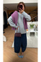 Ribbed Collar Basic Wool Sweater - 4