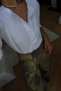 Buttoned Blouse with Stripe Detail on the Collar - 3