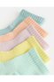 Girls Assorted Ankle Socks Pack Of 5 - 3
