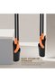 Broom and Dustpan Set, Cleaning Supplies Broom and Dustpan Set for Home, Long Stainless Steel Handle Brooms with Upright Dustpan Combo Set for Home Office Kitchen Lobby Floor Cleaning - 2