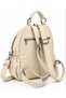Women's Imported Leather Multi-Section Shoulder and Backpack Bag (Size 34X28) - 2