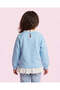 Girls Blue Heart-Print Sweatshirt - 4