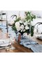 4 Piece 10 Ft Cheesecloth Table Runner, Table Decor Romantic Wedding Runner Gauze Table Runner for B - 5