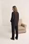 Urban Corduroy Fabric Half-Zip Maternity and Postpartum Tracksuit Set - 4