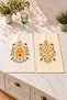 Beehive and Flower Patterned 2-Piece Kitchen Towel Set 35X55 - 6