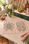 Turtle Coast Powder Green Sea Turtle Patterned 2-Piece Kitchen Towel Set 35X55 - 2