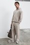 Enrique men's beige hooded sweatshirt - 2