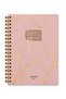 2027 Yaldiz Series Beige Marble Daily Spiral Agenda 17X24
