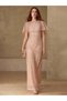 Rochie maxi, roz - 5