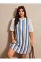 Rochie midi, mix culori - 4