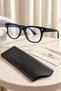 Raysnak Blue Light Protection Leopard Black Women's Computer Glasses Lenses Can Be Changed 54 Retractables - 3