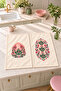 Tea Corner Teapot and Cup Patterned 2-Piece Kitchen Towel Set 35X55 - 3