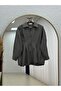 Vasfiye Front Pleated Detailed Ribbed Shirt-Nl1085 Khaki - 2
