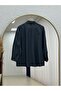 Vasfiye Front Pleated Detailed Ribbed Shirt-Nl1085 Anthracite - 6