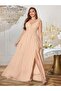 Rochie de ocazie, crem - 6