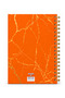 2027 Yaldiz Series Orange Marble Daily Spiral Agenda 17X24 - 3