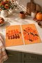 Retro Harvest Retro Floral and Pumpkin Patterned 2-Piece Kitchen Towel Set 35X55 - 4
