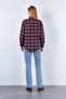 Women's Plaid Lumberjack Oversize Shirt - 4