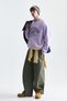 Oversize Printed Crew Neck Sweatshirt - 3