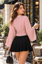 Women's Modal Striped Spanish Sleeve Blouse - 3