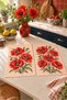Poppy Coral Poppy Patterned 2-Piece Kitchen Towel Set 35X55 - 7