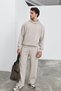 Sartorial men's sweatpants beige sweatpants - 2