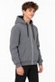 35210-26 Unisex Zippered Hooded Sweatshirt, Casual Model with Kangaroo Pocket, Ages 13–16 - 4