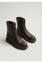 26K439 Front Zippered Genuine Leather Boots for Women - 5